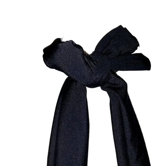 Arizona Women's Padded Push Up Halter Bikini Bra Top Size L Strip - Picture 8 of 11